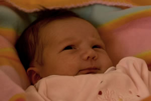 And Chiara (who resembles her grandfather) born three days earlier